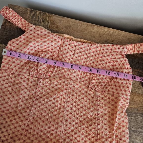 Free People Berry Kiss Eyelet Off The Shoulder Mini Dress - Picture 10 of 13